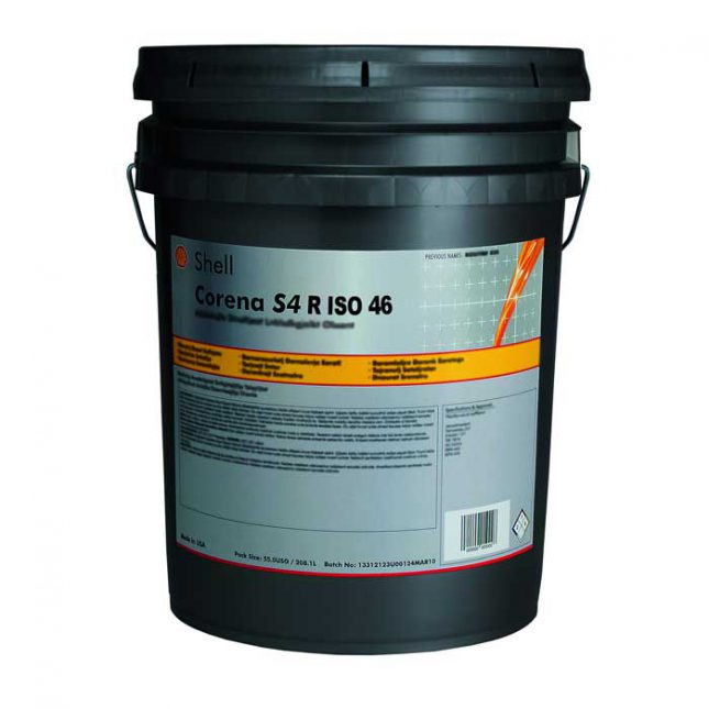 SHELL Corena S4 R 46 – 5 Gallon Pail | Comolube